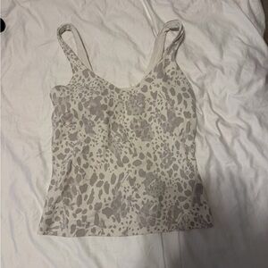 Lululemon printed tank top size 6